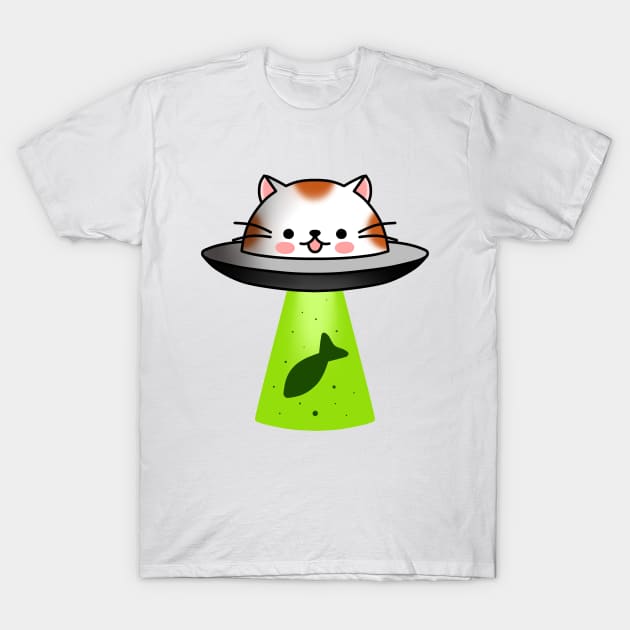 UFO Kitty - Hello Kitty - T-Shirt | TeePublic